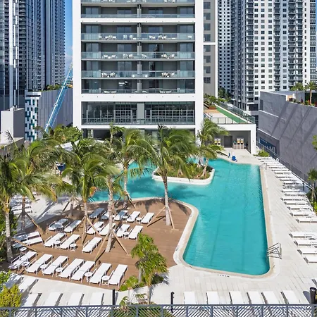 Modern 1Br Apartment With Breathtaking Views Heart Of Downtown Miami Exterior photo